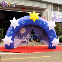 Бинго®5*3 м высокий воздушный дутый Звездный арочный вход со встроенным воздуходувкой/надувной сценический декор для отдыха детей