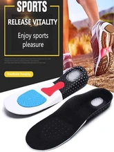  Unisex Silicone Sport Insoles Orthotic Arch Support Sport Shoe Pad Running Gel Insoles Insert Cushion for Walking Running Hiking 