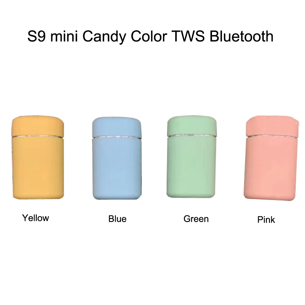 S9 mini TWS Pop up Bluetooth 5 0 Беспроводные наушники с поддержкой беспроводной зарядки