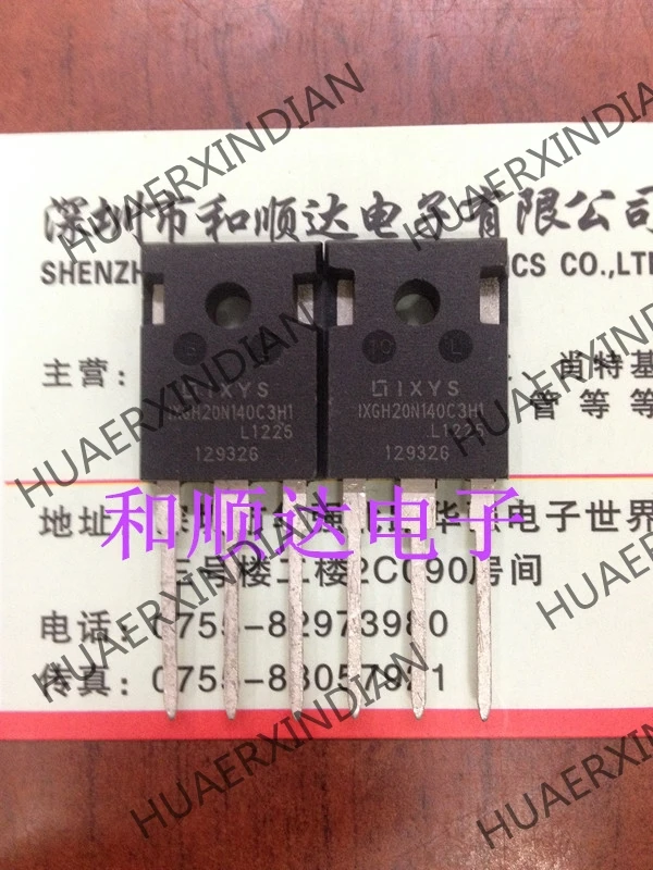 10 шт./лот новое и оригинальное IXGH20N140C3H1 TO-247