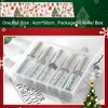 10 rolls/box Christmas nail foil transfer sticker decals snow sliders for nails art designs manicure snowflake decorations 6
