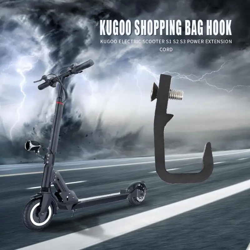 Durable Electric Scooter Hook Multi-function Scooter Shopping Bag Bottle Hook Hanger Skateboard Accessories for KUGOO S1-S3