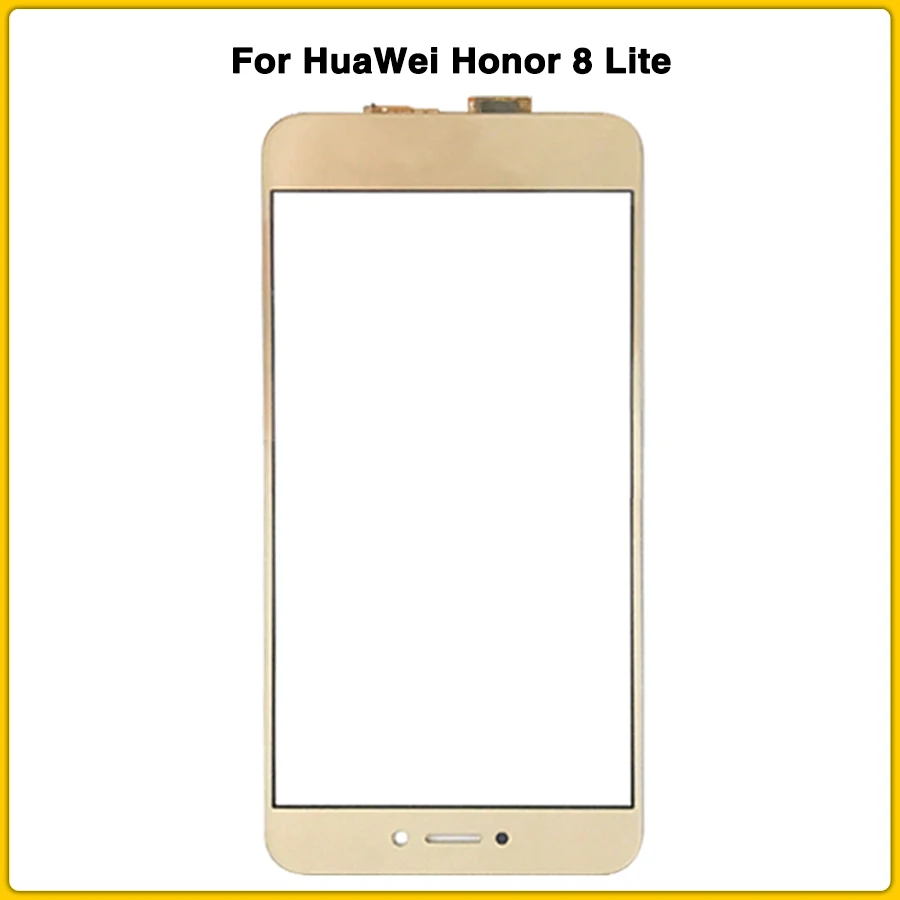 Honor 8 Lite сенсорный экран для HuaWei Honor 8 Lite 5,2 ''сенсорный экран панель стекло дигитайзер сенсор передняя стеклянная линза клей