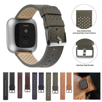 

Hot Sale ! Luxury Replacement band Leather wrist Watchband Strap Bracelet Belt For Fitbit Versa/Blzae 1/2 Smart Watch bands