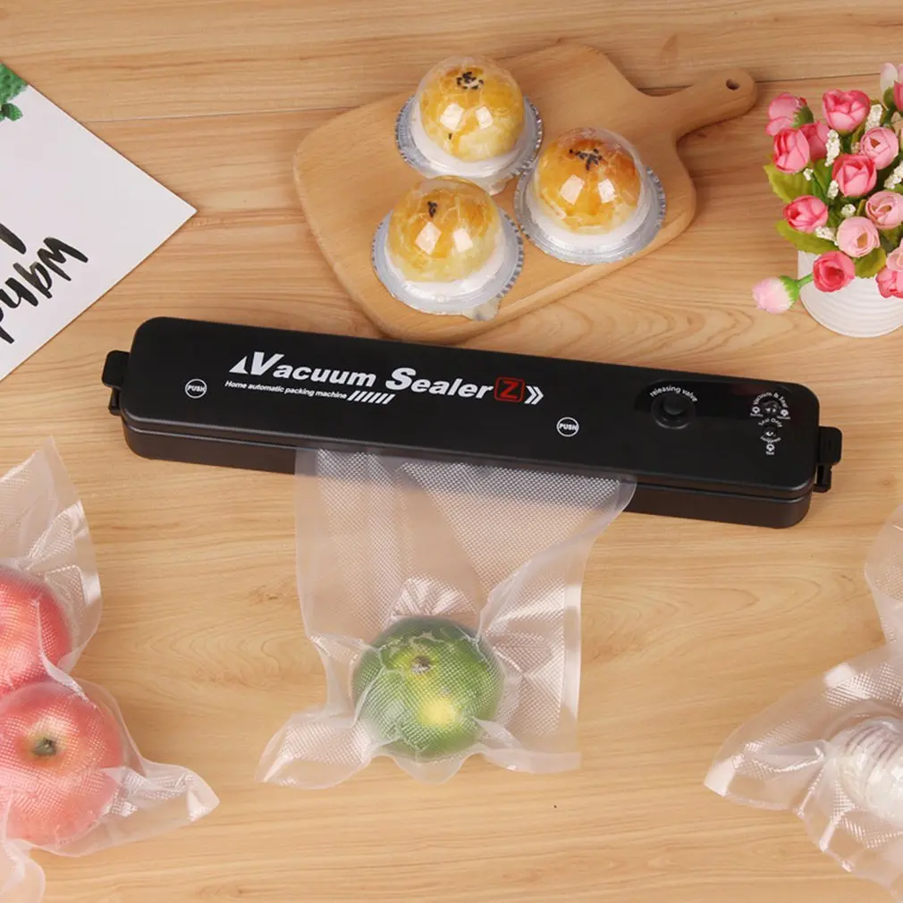 Best Vacuum Sealer Household Food Storage Sealer Electric Sealing Selladora  Al Vacio Alimentos Fruit Vegetable Preservation - AliExpress