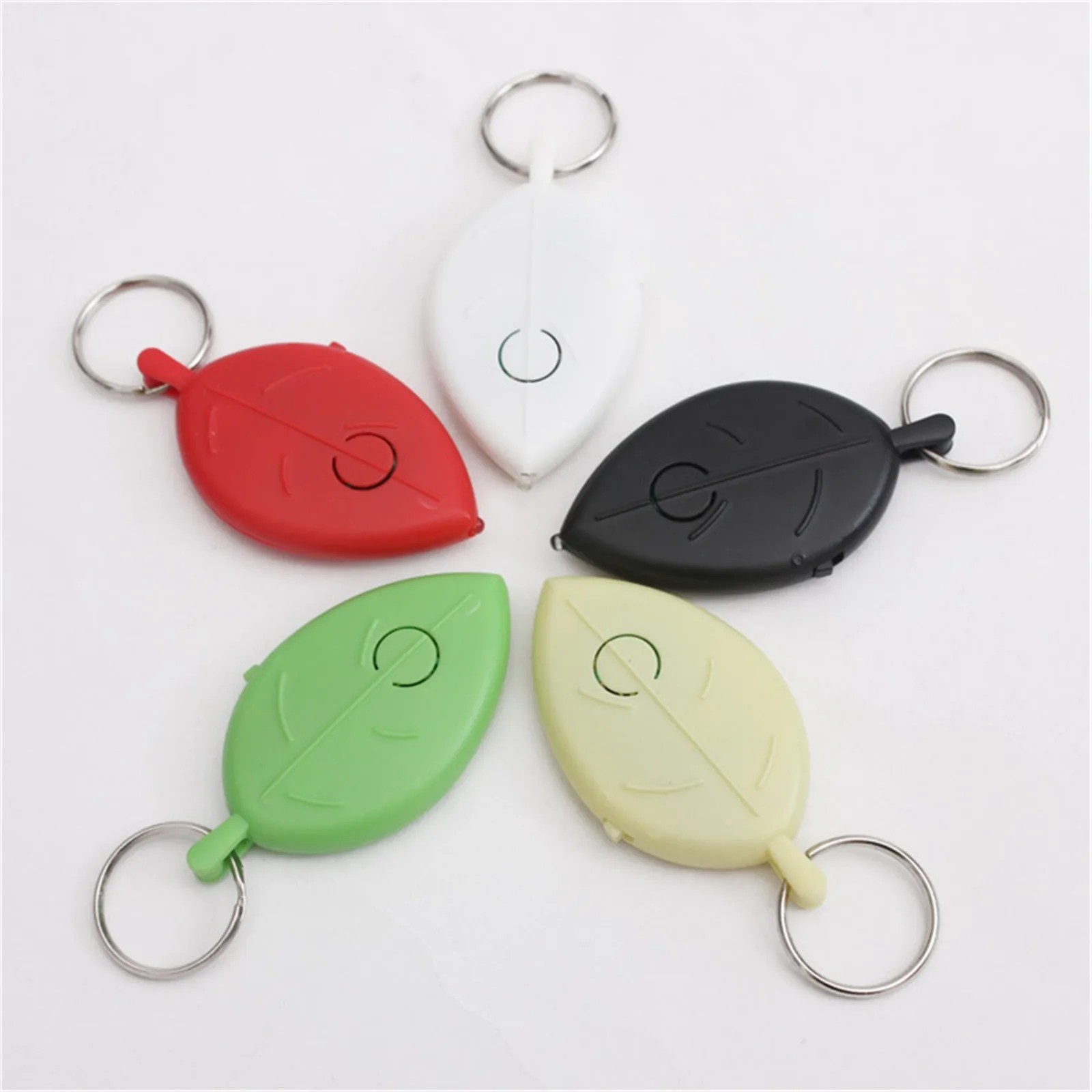 Whistle Key Finder Mini Flashing Hiss Sound Control Alarm Anti-Lost Key Locator Remote Beep Kids Bag Tracker With Ring