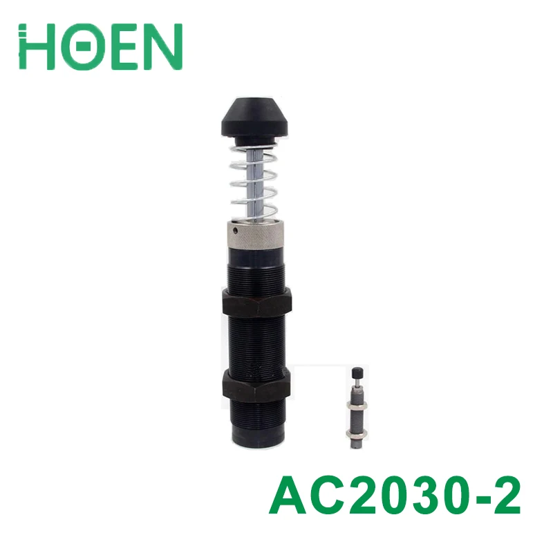 

AC2030-2 Pneumatic Air Cylinder Shock Absorber AC 2030-2 meduim speed OD thread size 20mm stroke 30mm Specifications M20*1.5