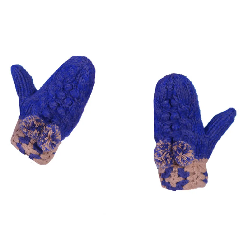 Women's Winter Gloves Warm Lining Cozy Cable Knit Thick Fingerless Gloves Mittens Guantes Invierno Manoplas Invierno Luva