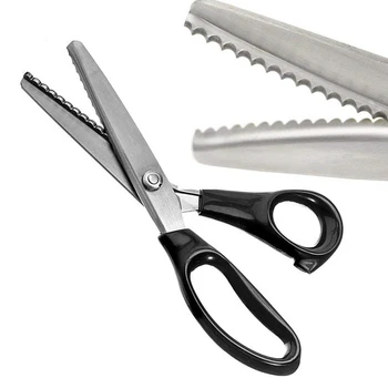 

Sewing Scissors For Tailors Scissors Cutter Fabric Dressmaking Pinking Scissor Leather Shear Handicraft Tool Sewing Accessories