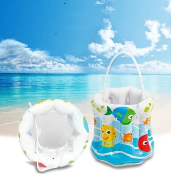 

Inflatable Ice Bucket Cooler 2019 Newest Summer Party Toys Pool Beach Accessories for Children Kids Drink Beer Bar Cup Holder