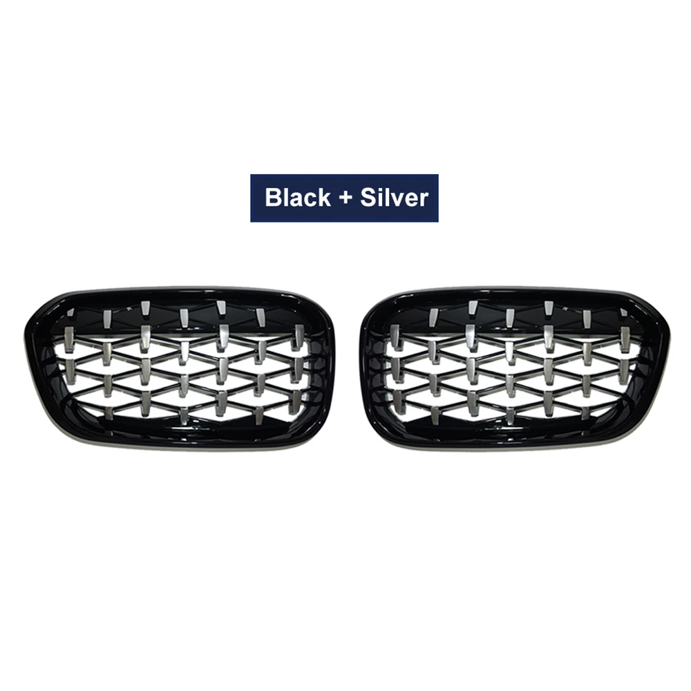 2PCS Diamant Niere Racing Grille Für BMW 1 Serie F20 F21 LCI 2016-2017  Meteor Grill Auto Vorne stoßstange Ersatz Zubehör - AliExpress