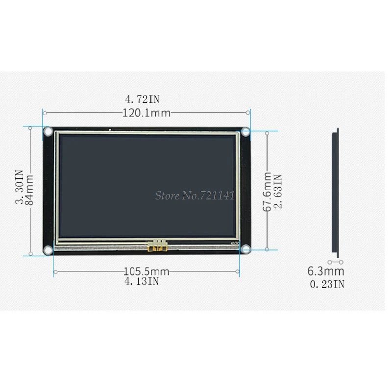 Для 4," Nextion HMI улучшенное Сопротивление сенсорный экран ЖК-дисплей USART последовательный порт и Прямая поставка