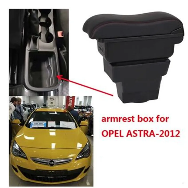 Подлокотник для Opel Vauxhall Astra J поворотный ящик хранения украшение автомобиля
