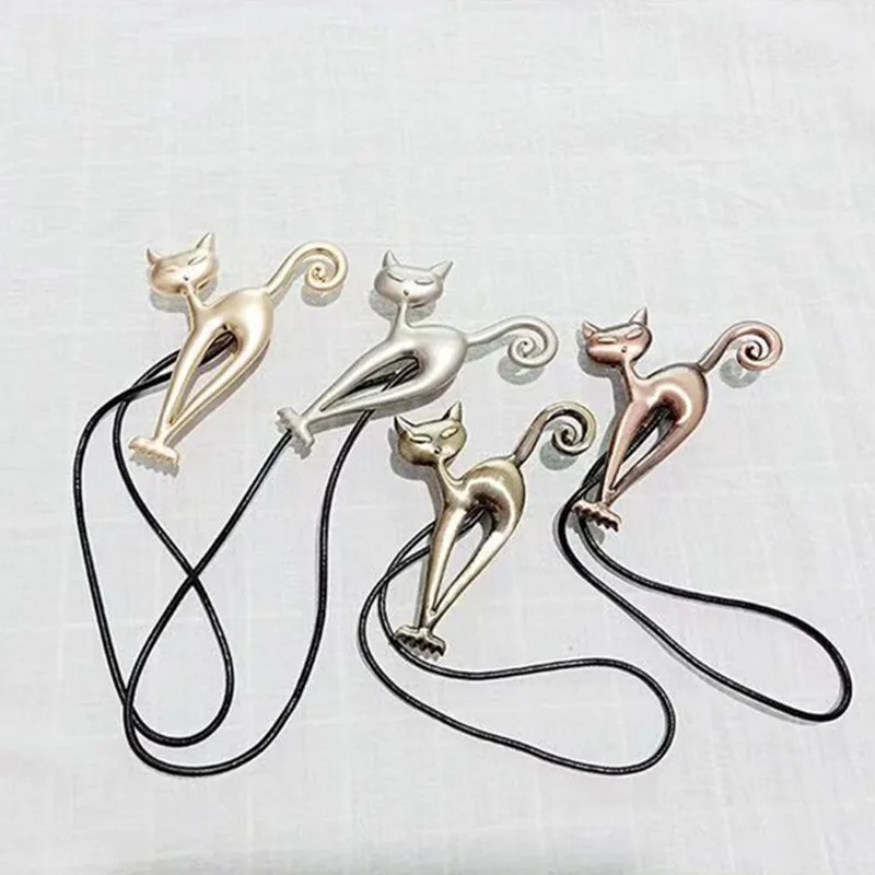 1PC European Creative Magnet Curtain Buckle Animal Cat Curtain Strap Holder Hook curtain accessories curtain buckle magnetic curtain hook