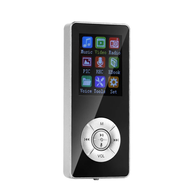 T4 Mp3 Player Portable Music Mp4 Player 1.8 inch Bluetooth 4.2 Support 32G Lossless Hifi Music