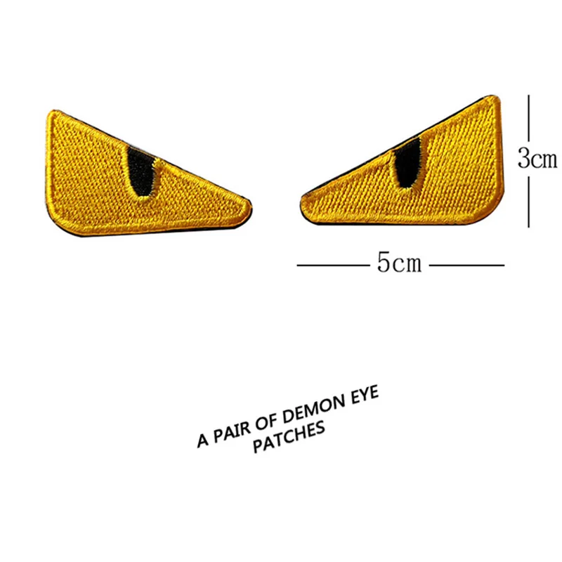 embroidered patch Little freak Demon Eye patch funny Hook Loop motorcycles tactical patches army airsoft outdoor custom clothing patches embroidered patches custom name patches tactical patches