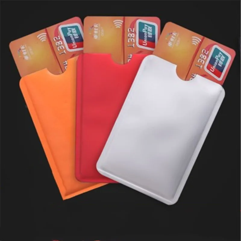 Funda protectora Anti RFID para tarjetas de identificación y de crédito, antirrobo, funda de papel de aluminio, gran oferta