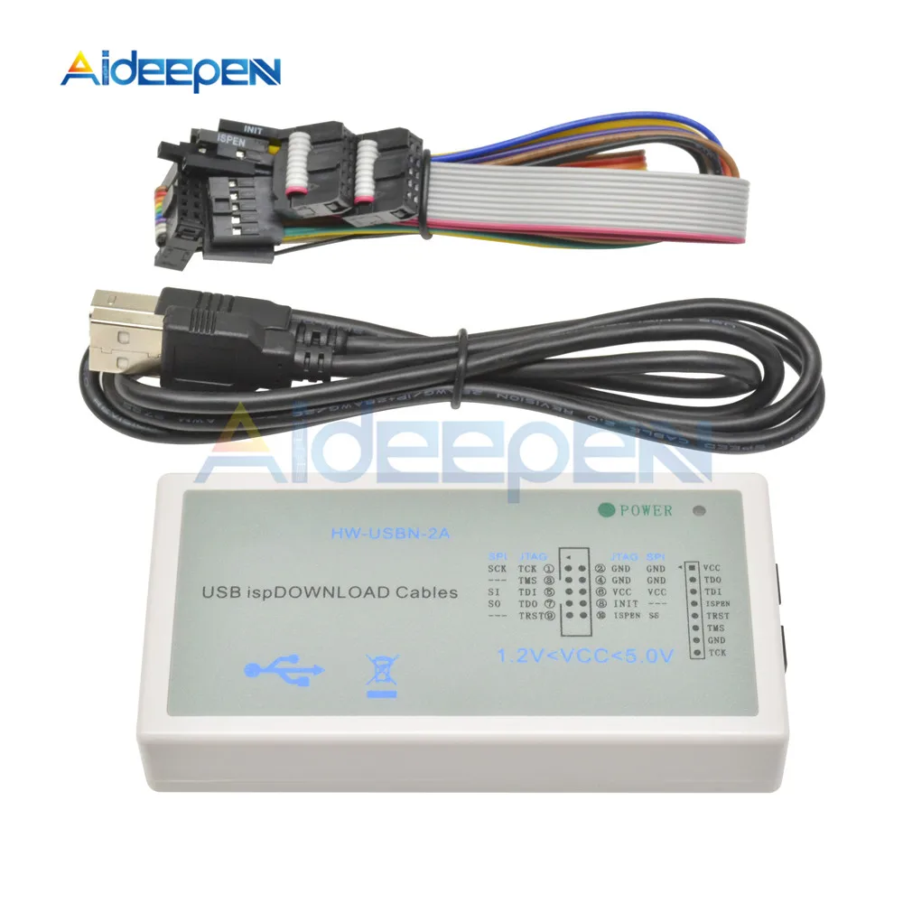 Новое поступление USB Isp скачать кабель JTAG SPI программист для решетки FPGA CPLD макетная плата скачать