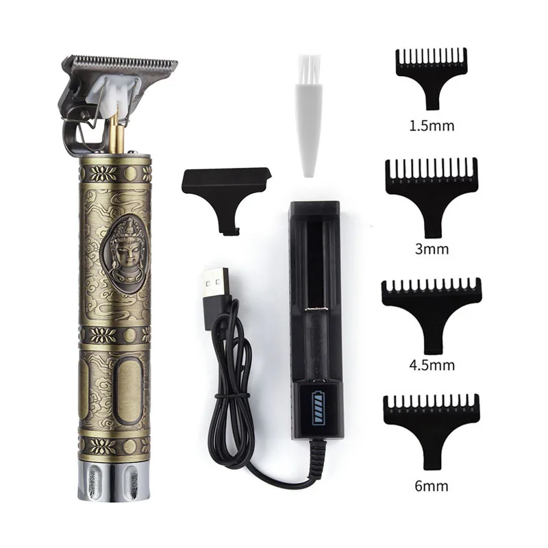 Beard Trimmer Shaver Hair-Cutting-Machine Barber Electric-Hair-Clipper Professional Rechargeable