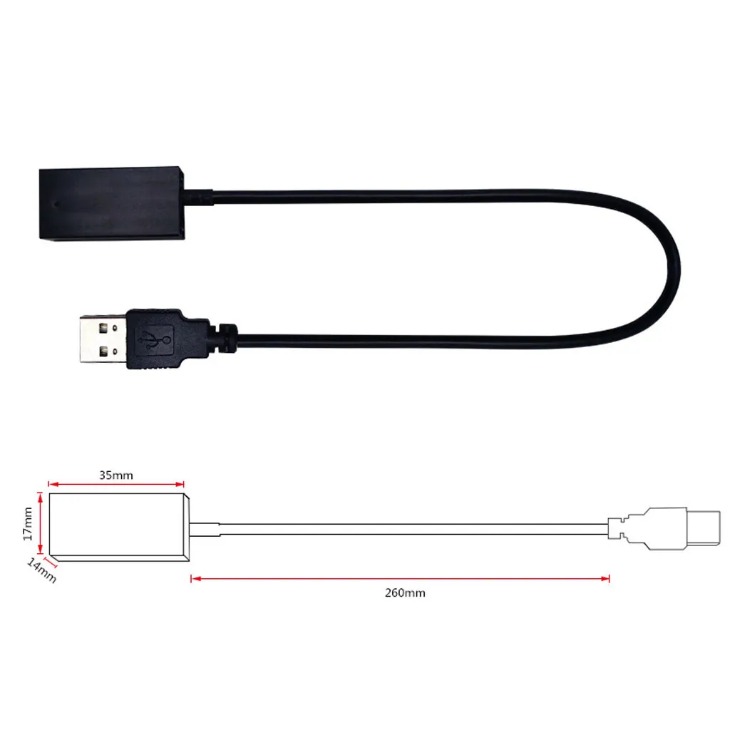USB Мужской Кабель-адаптер кабель-переходник для Civic Odyssey CD аудио для сэр Honda CR-V Accord Honda аудио конверсионной линии