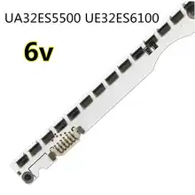 44 светодиодный* 6V 406 мм светодиодный полосы для samsung UA32ES5500 UE32ES6100 S светодиодный 2012svs32 7032nnb 2D V1GE-320SM0-R1 32NNB-7032 светодиодный-MCPCB