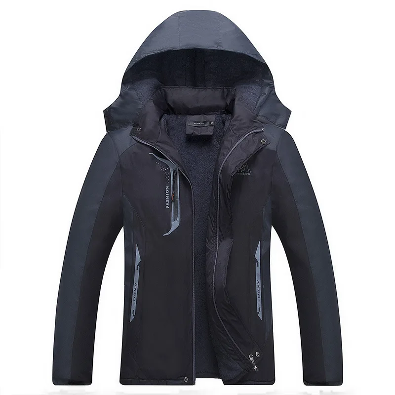 Звездный AliExpress, водонепроницаемая куртка для улицы, Мужская зимняя хлопковая стеганая одежда, матовая и толстая, для путешествий, спорта, на каждый день, большая