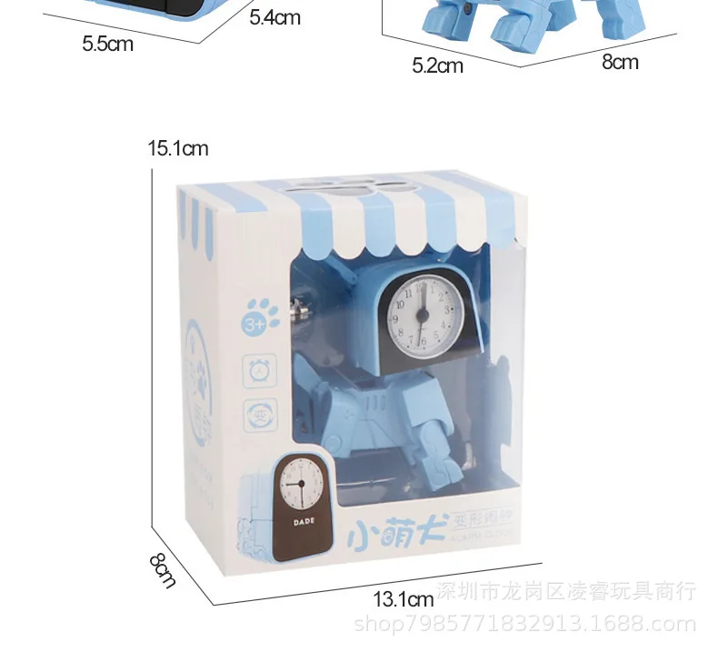 Детская трансформация будильник Робот Игрушки 6-8-Year Boy Jingang BOY'S GIRL'S Mini руководство по эксплуатации