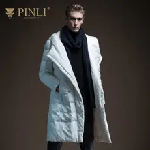 Sobretudo, горячая Распродажа, Новое поступление, продукция Pinli, сделано зимой, мужская длинная куртка на белом утином пуху, пальто B194108801
