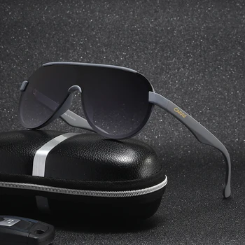 

Fashion Sunglass Men 2020 Luxury Brand Designer one lens glasses Driver Fishing Gradient Goggles UV400