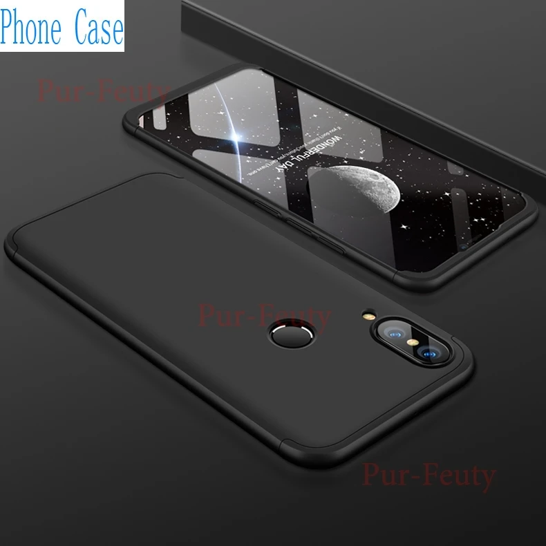 E Чехол для huawei P20 Lite ANE-LX1 ANE-LX3 Etui 360 градусов Полная защита Модный чехол для huawei P20 Pro CLT-L29 L04 L09 - Цвет: E