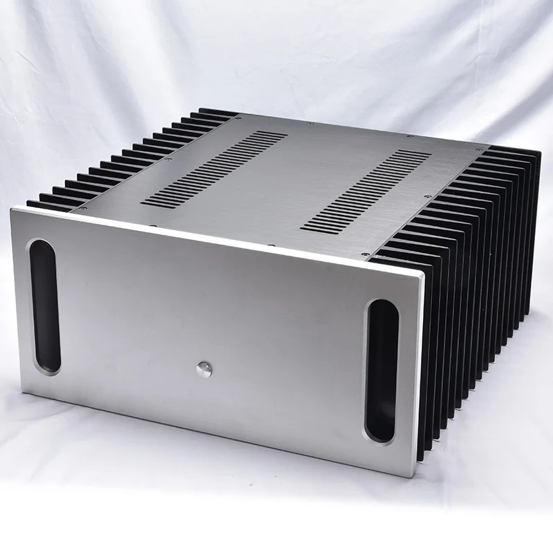 Full aluminum DIY 4320 power amplifier chassis class A enclosure big heatsink HIFI box