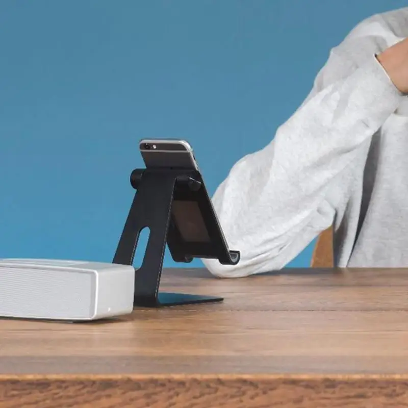 Universal Aluminum Alloy Mobile Phone Bracket Practical Durable Silicone Protection Universally Holder Adjustable Tablet Stand