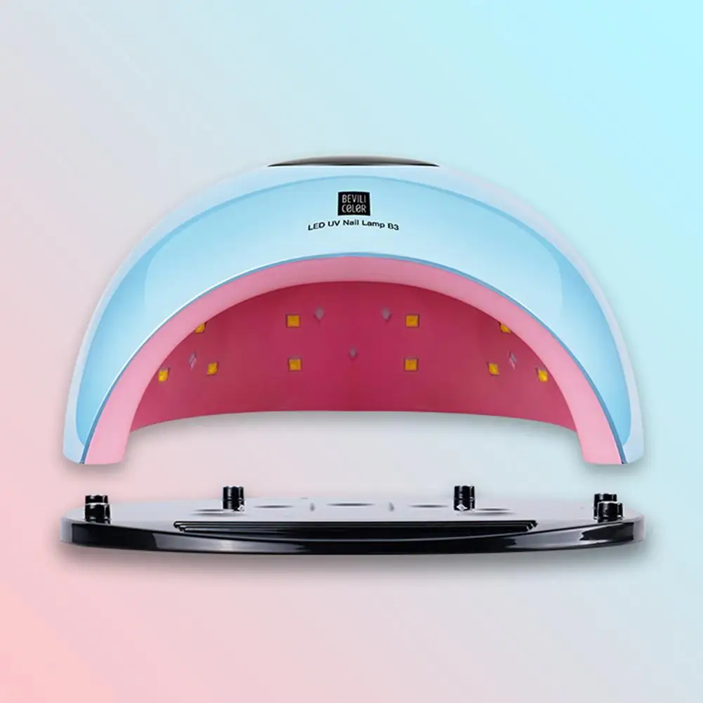 80w High Power Nail Machine Led Light Fast Drying Nail Lamp Nail Baking Lamp Dryer Uv Paint Fast Curing Smart Sensor
