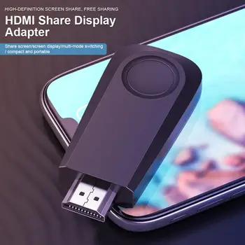 

Black Wireless Display Dongle Adapter 1080P Wireless HDMI Adapter Receiver For Android For Mac For IOS For Windows