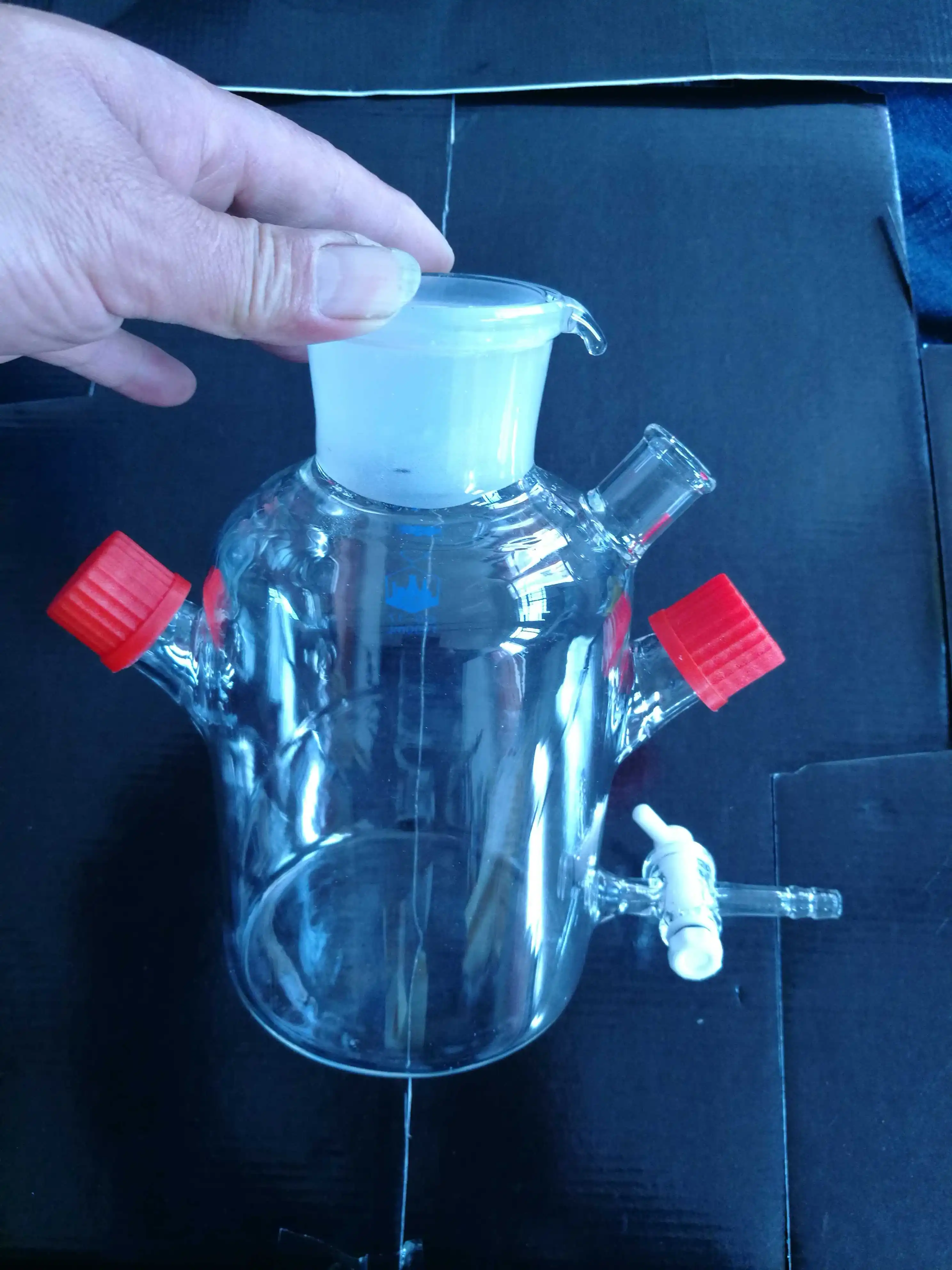 

Glassware 500ml Reaction Bottle Customizable Product Borosilicate Glass Thick Material