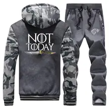 *#Best Price NOT TODAY Print Hoodies Men Thick Sweatshirt Fleece Tracksuit Winter Warm Zipper Jacket+Pant 2PC Set Mens Sports Suit Outdoor *#Best Price NOT TODAY Print Hoodies Men Thick Sweatshirt Fleece Tracksuit Winter Warm Zipper Jacket+Pant 2PC Set Mens Sports Suit Outdoor