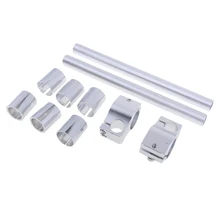 Мотоцикл Алюминий руль Регулируемый ЧПУ клип на вилка трубка 25/29/30 мм