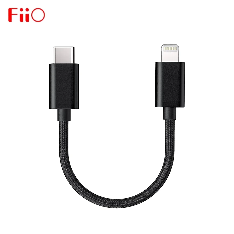 Кабель для передачи данных FiiO LT-LT1 Lightning на Type-C OTG устройств iOS подключение USB DAC AMP