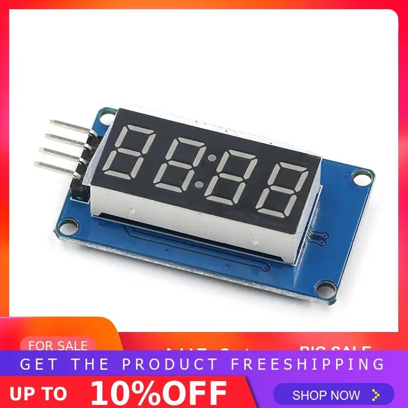 TM1637 светодиодный модуль дисплея для Arduino 7 сегментный 4 бита 0,36 дюймов часы красный анод цифровая трубка четыре последовательных платы драйвера пакет