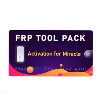 

Miracle FRP Activation Miracle FRP Tool Pack Activation for Miracle Key Dongle and Miracle Thunder Dongle