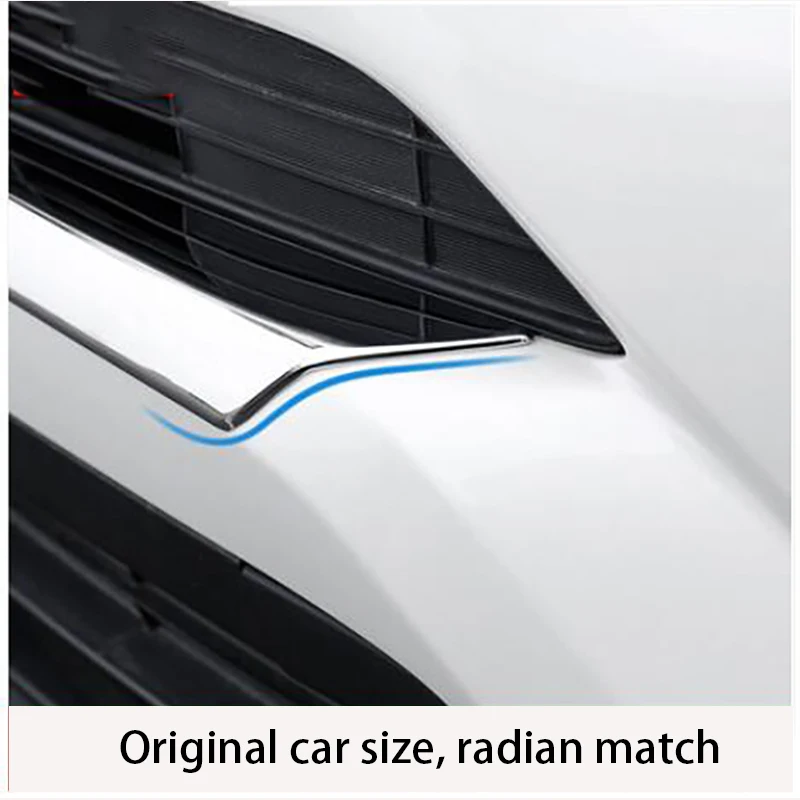 Подходит для 16-19 для Toyota, бренд RAV4, передний логотип, отделка, Полоска, передняя сторона, яркая полоска, передняя панель, украшения, аксессуары