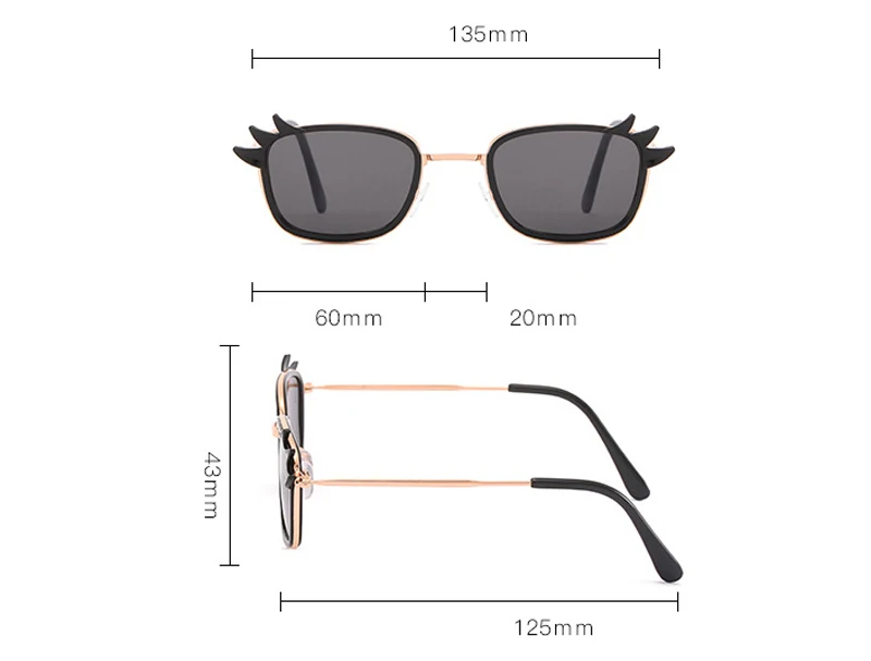 Seemfly Eyelash Kids Sunglasses Metal Cool Baby Girls Sun Glasses Vintage UV400 Shades Cute Eyewear Oculos Gafas De Sol