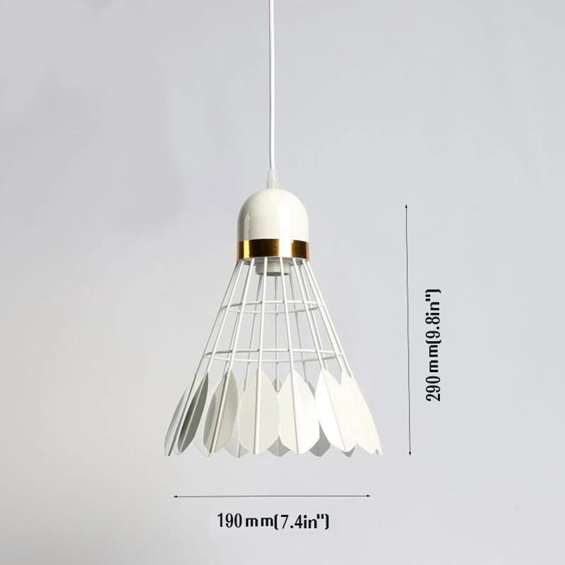 Бадминтон люстра минималистский современный скандинавский ресторан лампа столовая лампа творческая личность бар исследование спальня