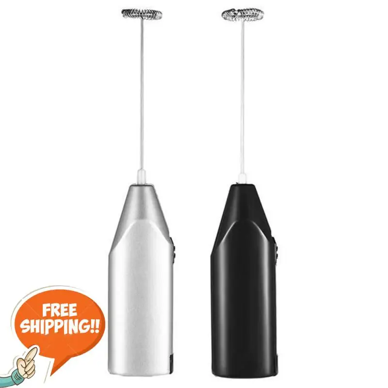 Electric Hand Mixer Handheld Kitchen Whisk For Whipping Milk Frother Stainless Coffee Stirrer Auto Drink Tool Mini | Дом и сад