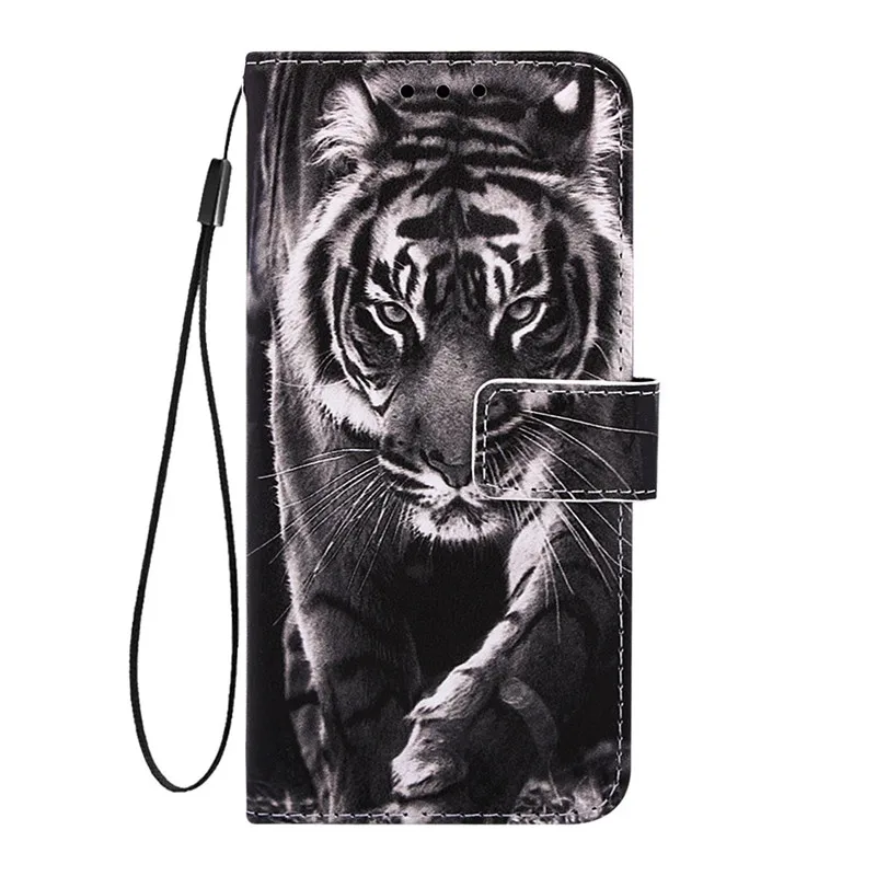 sFor Samsung Galaxy A30s Case on for Coque Samsung A30s A 30S SM-A307F Cover Animal Luxury Magnetic Flip Leather Phone Case Etui - Color: R