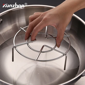 

Thick Stainless Steel Steaming Rack Rice Cooker Steamer Rack High-foot Steaming Rice Rack Water Steamer Rack