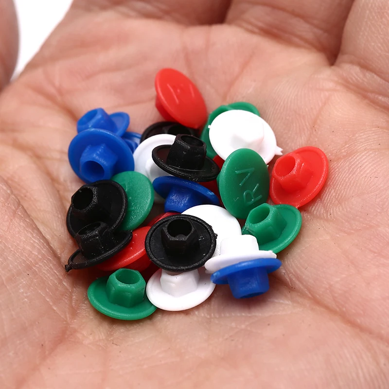 Новинка 5 шт. велосипедная ручка с винтовой крышкой пластиковая крышка для