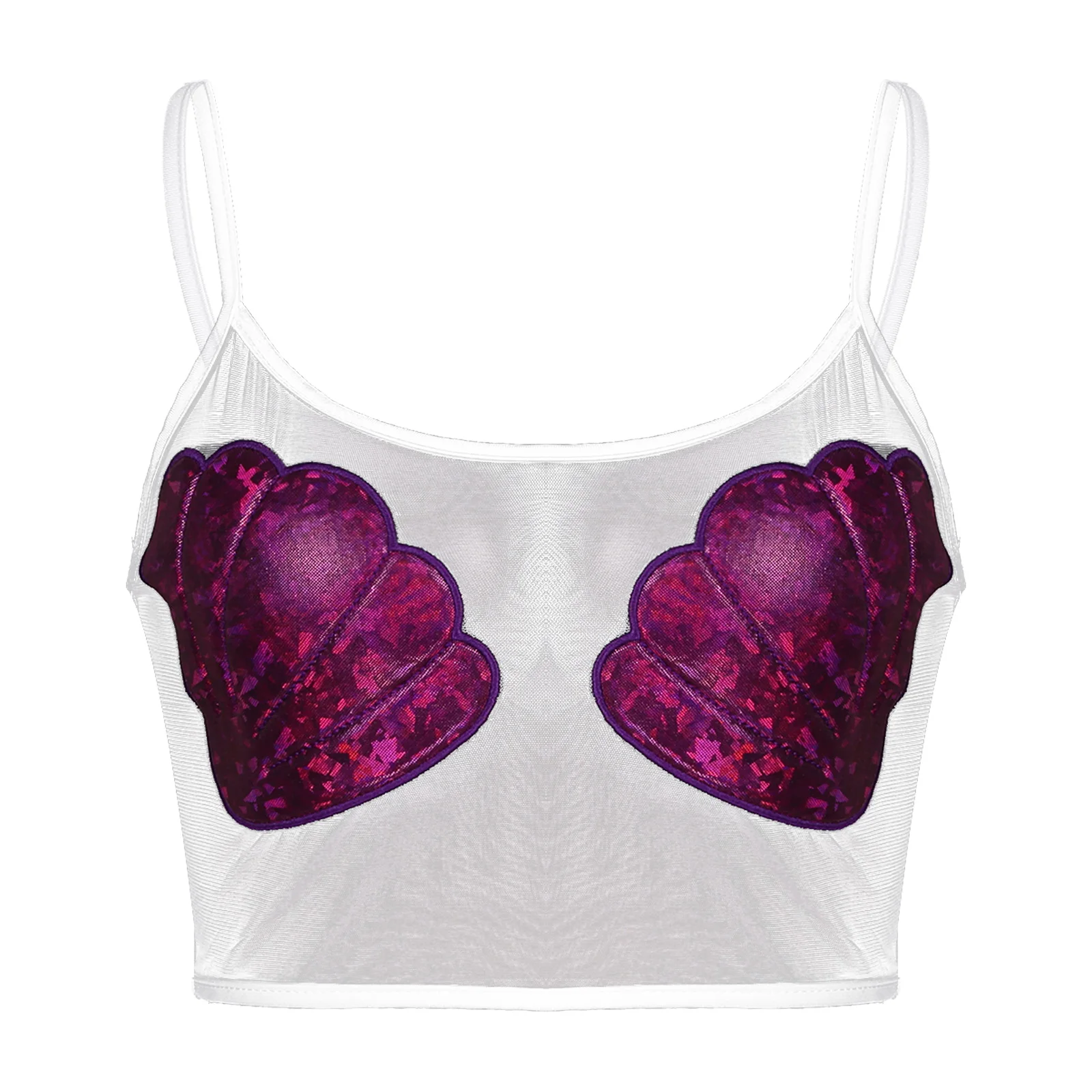 sheer mermaid top