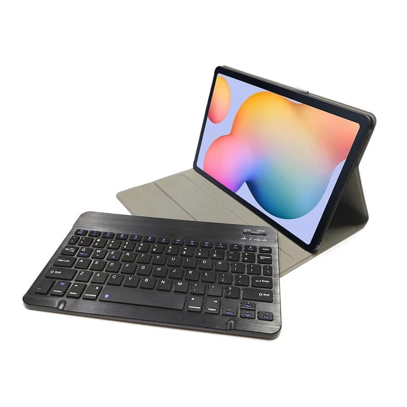 Кожаный чехол с Bluetooth клавиатурой для Samsung Galaxy Tab S6 lite 10 4 дюйма P610 P615 русская
