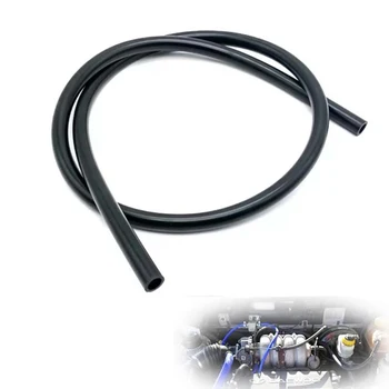 

Fuel Pipe Vacuum Silicone Hose 4mm Black Tubing Petrol Line Unleaded Oil Hose Motorcycle Gas Line Hose Tube Fittings Exchanging